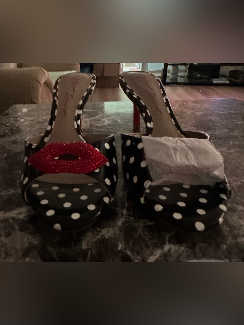 Betsey Johnson Black Box with Pink Logo Casidy